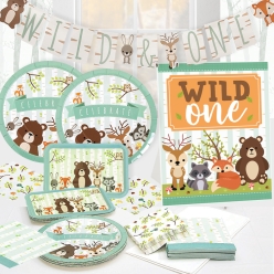 *Woodland 1st Birthday Party Pack for 16